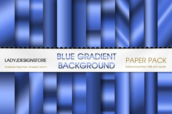 Download Blue Gradient, Blue Digital Paper - Paper Collection
