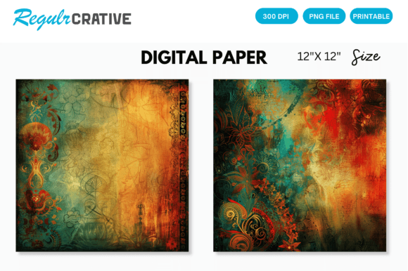 Download Bohemian Digital Paper - Paper Collection