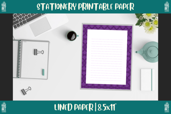 Download Bordered Stationery Printable Paper 223 - Paper Collection