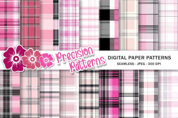 Download Plaid Pink Digital Paper Tartan - Paper Collection