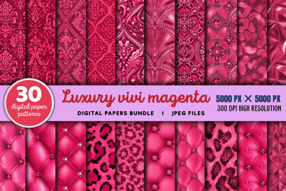 Download Luxury Vivid Magenta Digital Papers - Paper Collection