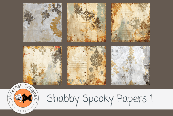 Download Shabby Spooky Papers 1 - Paper Collection
