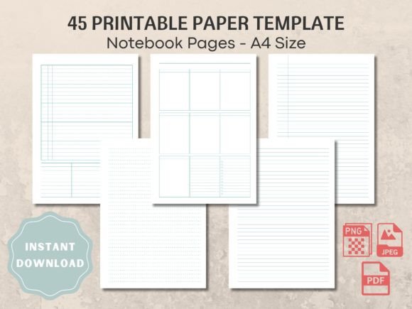 Download 45 PRINTABLE PAPER PAGE TEMPLATE - Paper Collection