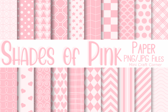 Download Shades of Pink Digital Paper - Paper Collection