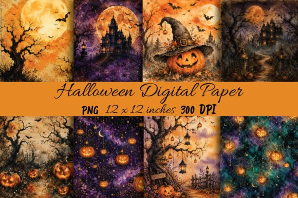 Download Halloween Digital Paper - Paper Collection
