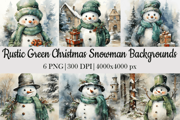 Download Christmas Snowman Background - Snowman Collection