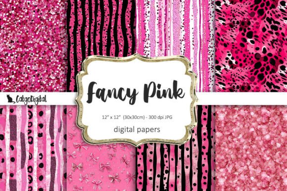 Download Fancy Pink Digital Background Papers - Paper Collection