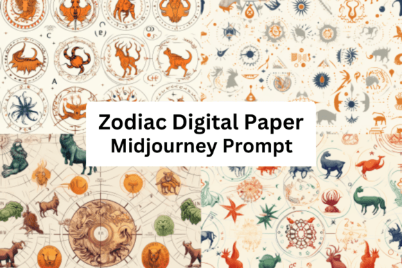 Download Ai Prompt for Zodiac Digital Paper - Paper Collection