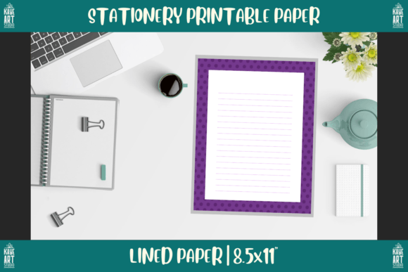 Download Bordered Stationery Printable Paper 225 - Paper Collection