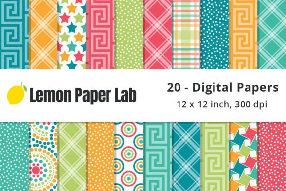 Download Tropical Digital Scrapbook Paper - Paper Collection