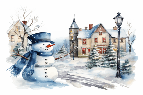 Download Christmas Snowman Background - Snowman Collection