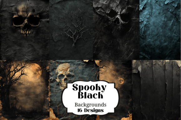 Download 16 Spooky Black Papers Backgrounds - Paper Collection