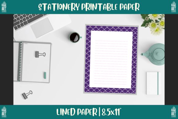 Download Bordered Stationery Printable Paper 228 - Paper Collection