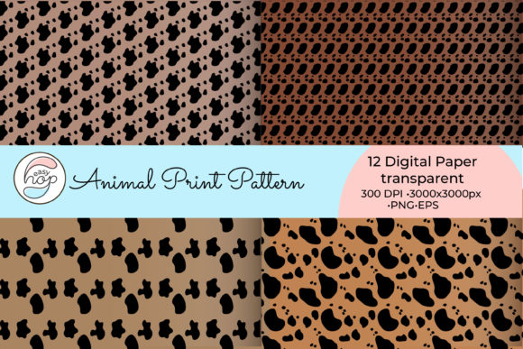 Download Animal Neutral Bohemian Digital Paper Set - Paper Collection