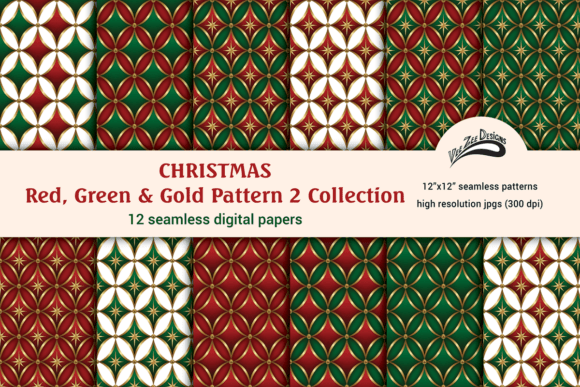 Download Christmas Pattern Digital Paper Bundle - Paper Collection