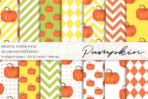 Download Pumpkin Digital Papers - Premium Bundle