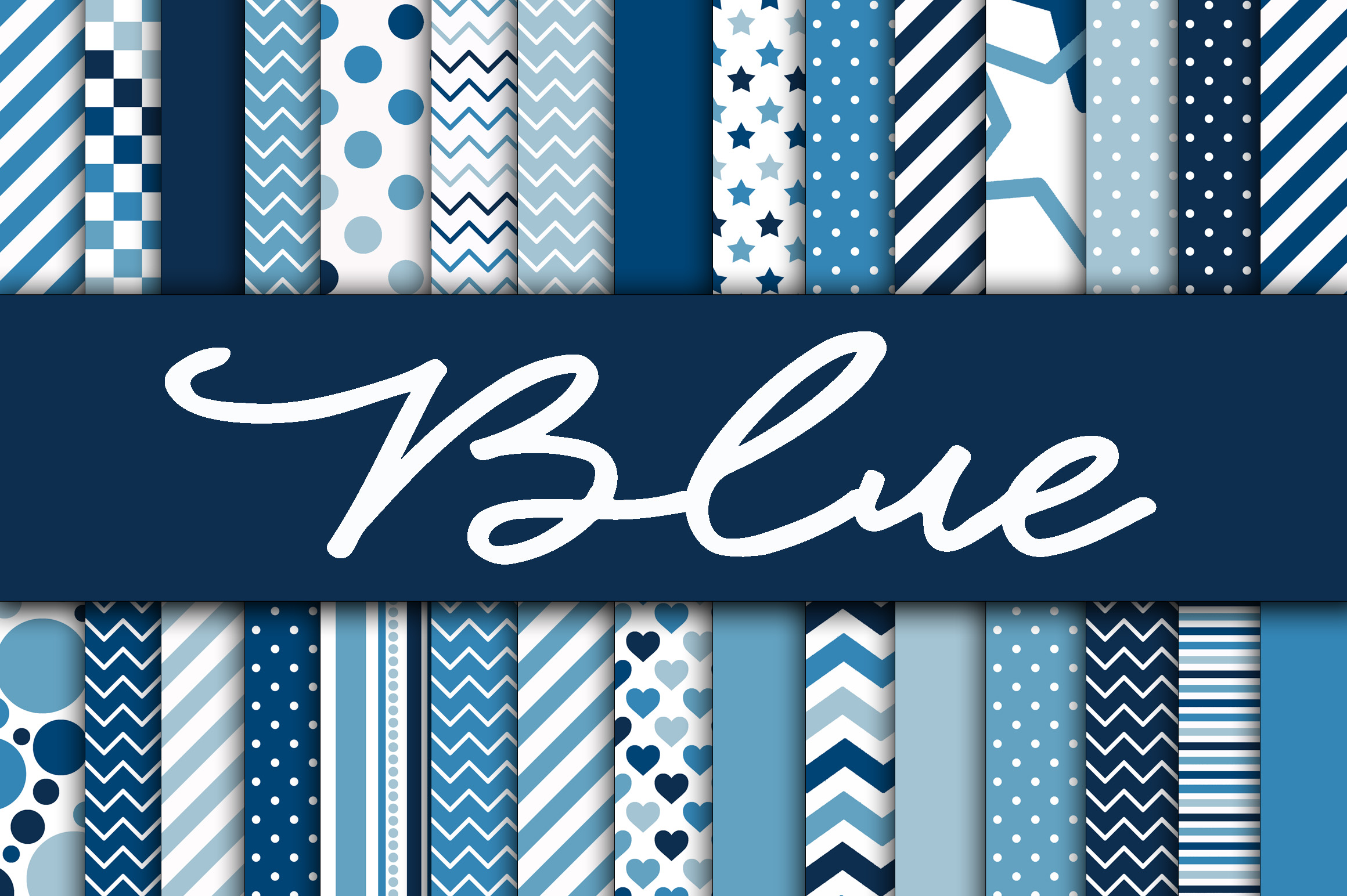 Download Blue Digital Paper - Paper Collection