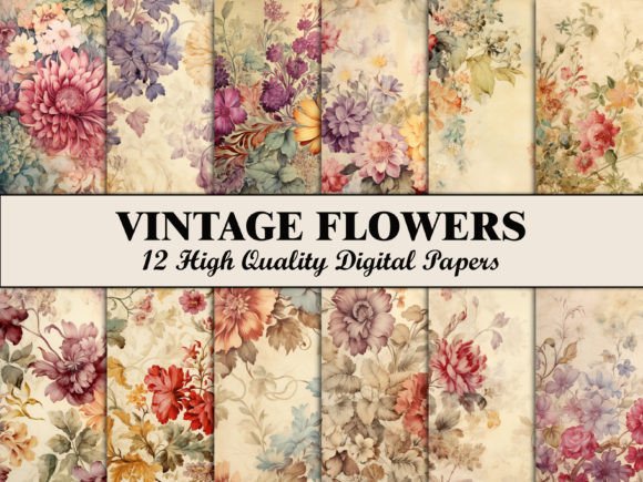 Download Flower Scrapbook Paper Flowers Pattern - Paper Collection