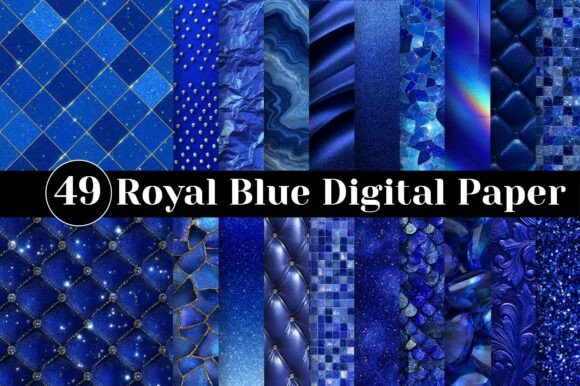 Download Royal Blue Digital Paper - Paper Collection