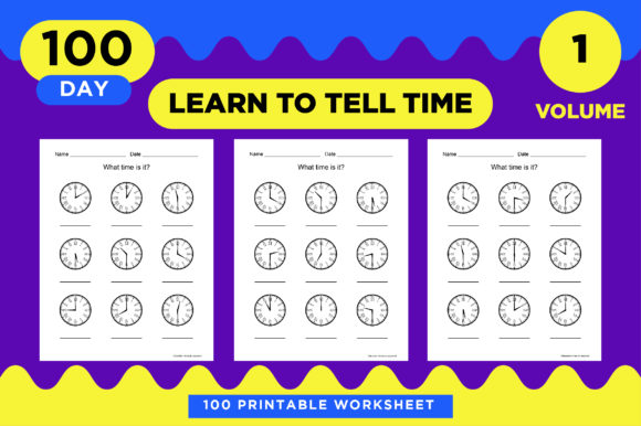 Download What Time is It? - 100 Printable Paper - Paper Collection