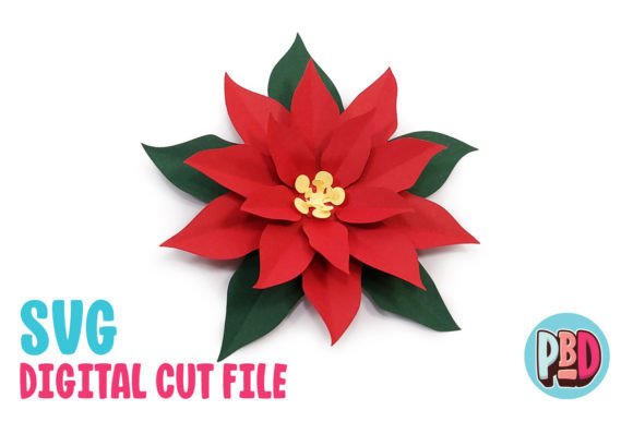 Download Poinsettia 3D Papercraft - Paper Collection