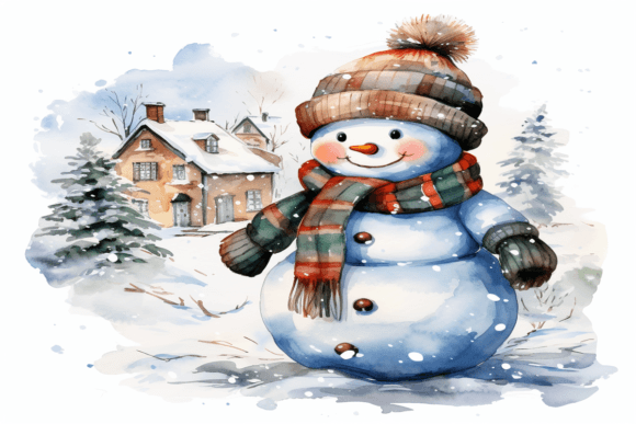 Download Christmas Snowman Background - Snowman Collection