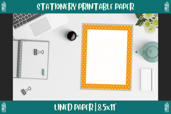 Download Bordered Stationery Printable Paper 224 - Paper Collection