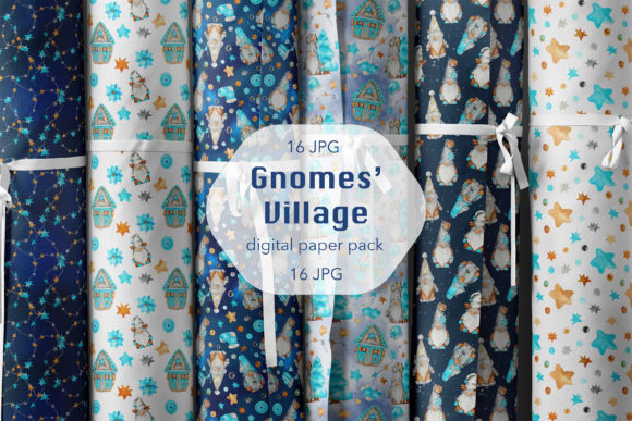 Download Gnome Digital Paper Seamless Patters - Paper Collection