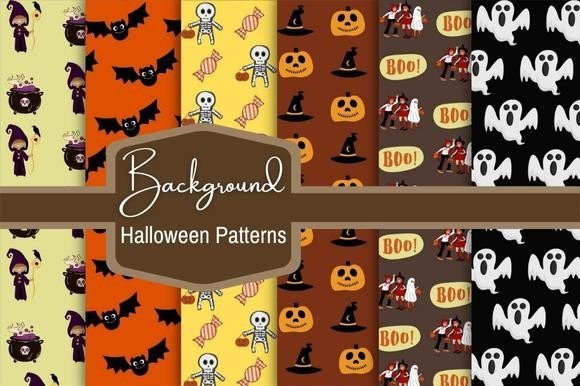 Download Halloween Patterns Wallpaper - Paper Collection