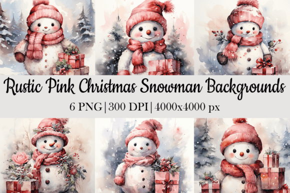 Download Christmas Snowman Background - Snowman Collection