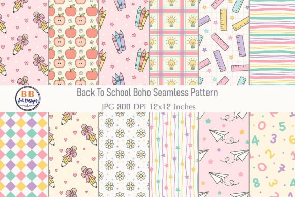 Download Back to School Paper Pattern Background - Paper Collection