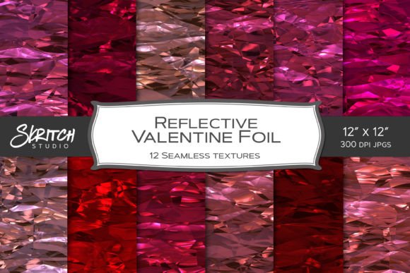 Download Reflective Valentine Foil - Seamless - Reflective Collection