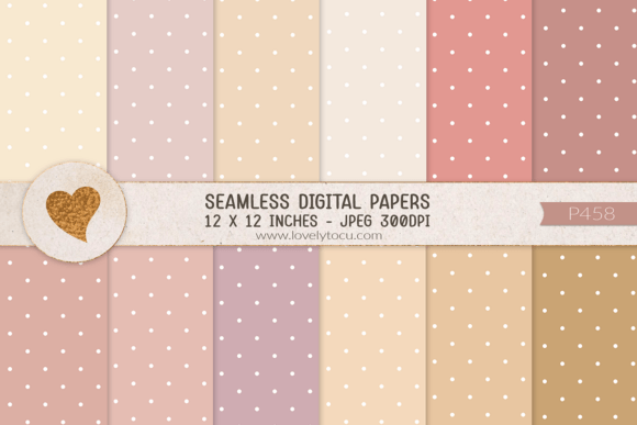 Download Pastel Polka Dot Seamless Paper Pack - Paper Collection