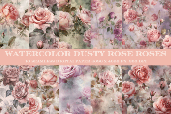 Download Dusty Rose Digital Paper, Seamless - Paper Collection