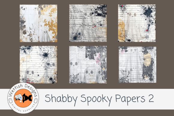 Download Shabby Spooky Papers 2 - Paper Collection