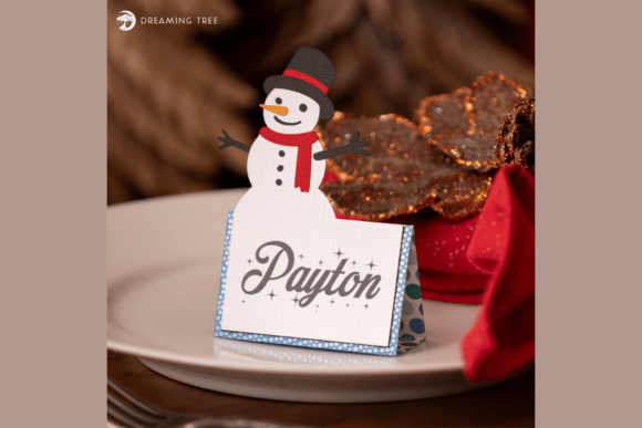 Download Snowman Placement Card - Snowman Collection