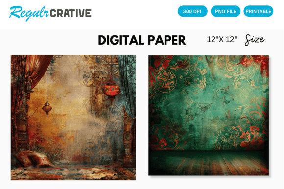 Download Bohemian Digital Paper - Paper Collection