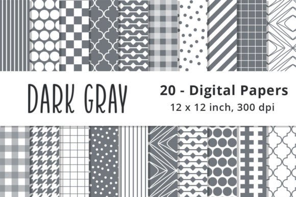 Download Seamless Dark Gray Scrapbook Paper - Paper Collection