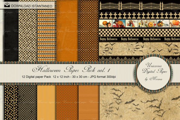 Download HALLOWEEN PAPER PACK VOL. 1 - Paper Collection