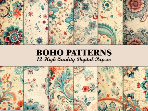 Download Boho Scrapbook Paper - Paper Collection