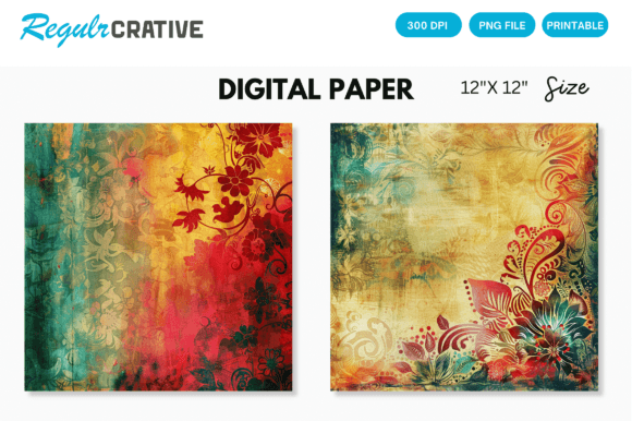 Download Bohemian Digital Paper - Paper Collection
