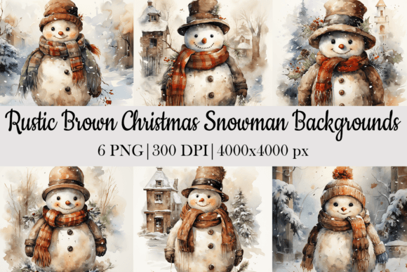 Download Christmas Snowman Background - Snowman Collection